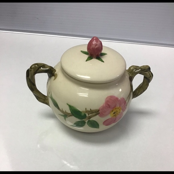 Vngte Franciscan Desert Rose sugar bowl & creamer - Picture 6 of 13